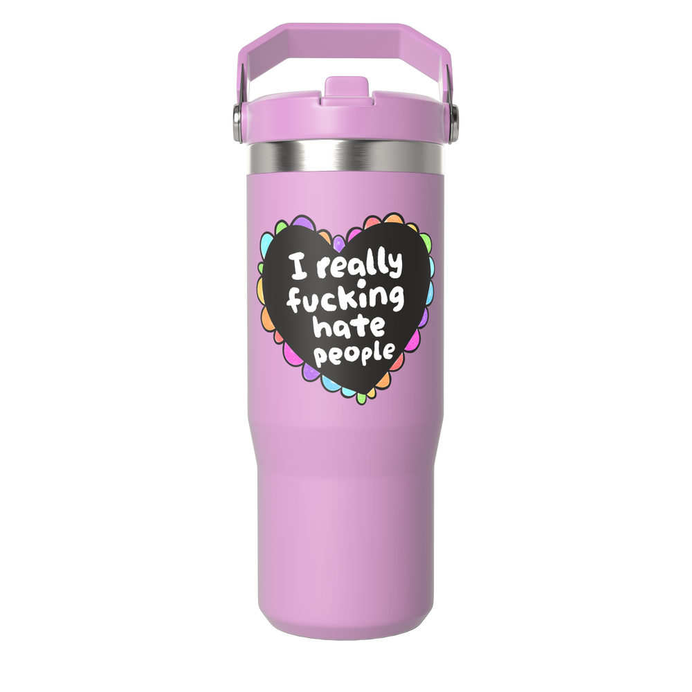 30oz Hate PPL Heart Tumbler #3 image